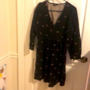 Corduroy printed dress new with tag